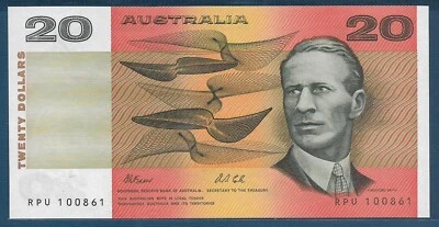 Australia 20 Dollars, 1991, P 46h / Fraser & Cole, UNC - Image 1 of 2