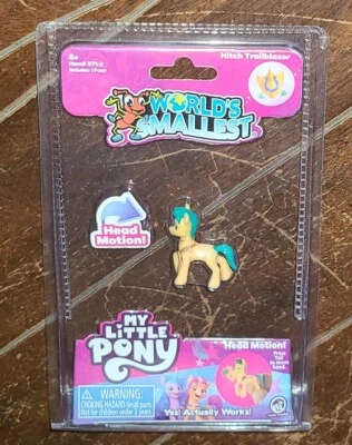Microfigura MY LITTLE PONY más pequeña del mundo - ¡HITCH TRAILBLAZER con movimiento de cabeza! Foto 1 de 3