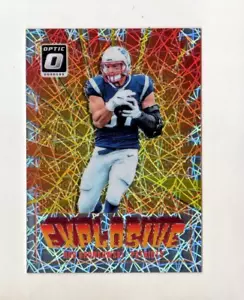 Ottica Paini Donruss 2018... Rob Gronkowski Explosive Prizm #15 - Foto 1 di 2