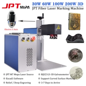 100W 200W 300W JPT MOPA M7 3D Fiber Laser Engraver Laser Marking Machine EZCAD3 - Picture 1 of 12