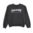 Thrasher Sweatshirt In Black Size S | Graphic Print Crew Neck
