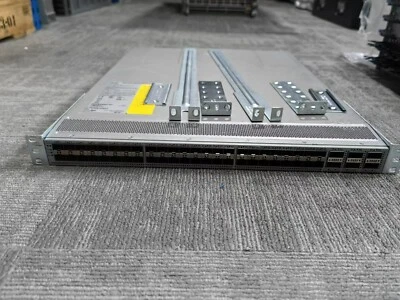 Cisco N9K-C93180YC-FX  48x 1/10G/25G SFP+6x 100GB QSFP28 With VXLAN License - Image 1 of 3