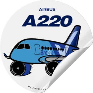 Breeze Airways Airbus A220 - Picture 1 of 3