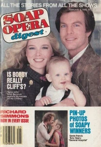 Soap Opera Digest Feb 2, 1982 TAYLOR MILLER-PETER BERGMAN-PETER SIMON-TRISTAN R - Picture 1 of 1