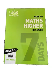 Letts GCSE 9-1 - Maths Higher in a Week - Picture 1 of 2