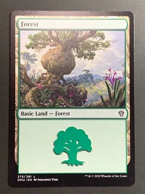 Forest 275/281 Common Land  Dominaria Magic Card MTG 2022 NonFoil - Image 1 of 2