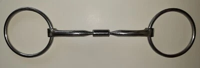Loose O-Ring Center Roller Snaffle Bit 6" - MYLER Brand - Image 1 of 4