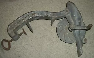 ANTIQUE VINTAGE ENTERPRISE #16 CHERRY STONER HEAVY METAL EMBOSSED FARM ESTATE - Picture 1 of 6