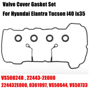 Valve Cover Gasket Set for Hyundai Elantra Tucson i40 ix35 Kia Soul 1.8L 2.0L - Picture 1 of 18
