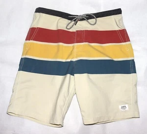 Katin Men's Beach Surf Stretch Striped Board Shorts Size 30 - Picture 1 of 7