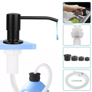 DIY Stainless Steel Sink Soap Dispenser Kitchen Hand Liquid Pump Bottle Tube Kit - Picture 1 of 10