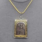 Authentic Thai Buddhist Amulet Blessed By Monks Thailand Votive Tablet Buddha
