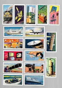 CIGARETTE/TRADE/CARDS.G.P.Tea.SCIENCE IN THE 20th CENTURY(1963).(Full Set of 25)