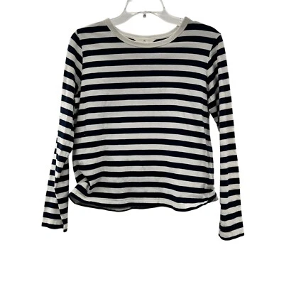 Top de mujer H&M a rayas manga larga azul/blanco talla pequeña Foto 1 de 4