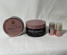 NEW Josie Maran Argan Oil Set - Whipped - Balm - Color Stick & Moisture Stick