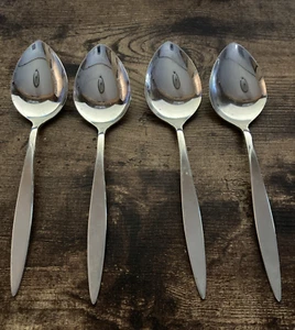 Oneidacraft Deluxe Profile (4) Tablespoons Stainless Flatware Replacements 7" - Picture 1 of 3