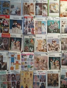 Modelli da cucire Natale/Pasqua artigianato ornamenti cuscini tende bambole lotto #12 - Foto 1 di 119