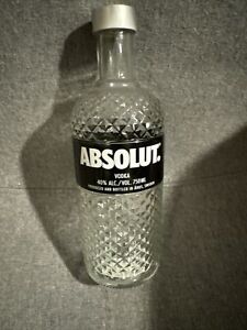 Absolut Vodka Glimmer Limited Edition 750ML Bottle Produced In Sweden EMPTY