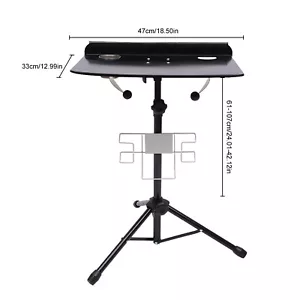Einstellbare Tattoo Desk Schwarz Tattoo Ständer Eisenpaint Tisch Fester Desktop - Bild 1 von 24