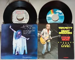 TOM PETTY & STEVIE NICKS 2 45s & PICTURE SLEEVES- Needles & Pins, Stop DragginMy - Picture 1 of 1