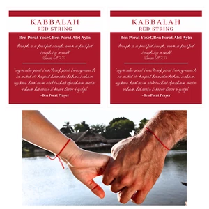  2X Set Kabbalah red string minimal bracelet good luck hilo rojo men women gift  - Picture 1 of 21