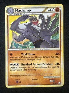 Pokemon TCG 26/102 Machamp HGSS Triumphant No Holo Raro Casi Nuevo - Imagen 1 de 2