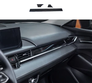 For Mazda 6 Atenza 2018-2021 Black interior Console Dashboard Stripe Cover Trim - Picture 1 of 4