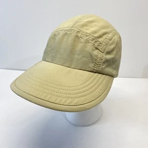 Vintage LL Bean Nylon Angeln Wandern hellbraun beige Mütze Kappe verstellbar Einheitsgröße - Bild 1 von 6