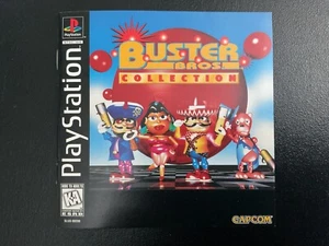 Buster Bros. Collection PS1 Sony PlayStation Instruction Manual w/ Reg Card Only - Picture 1 of 3