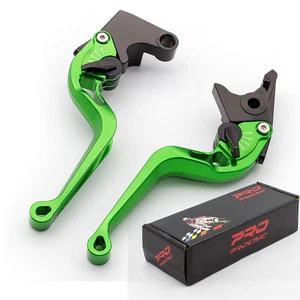 Short 3D Camber Brake Clutch Lever Green Fit TriumphTIGER 800 XC/XCX/XR/XRX 2018 - Foto 1 di 12