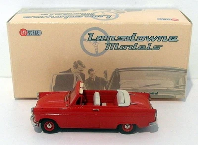 Lansdowne Models 1/43 Scale - LDM23A 1962 Ford Consul Mk2 Convertible - Red - Image 1 of 4