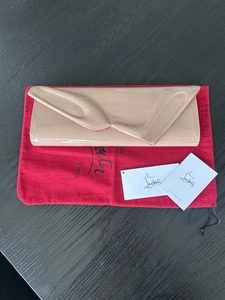 CHRISTIAN LOUBOUTIN So kate Nude Leather Patent Clutch - Picture 1 of 16