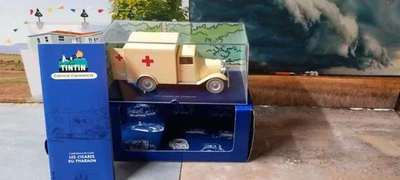 Tintin – L’ ambulance de l’asile “Les Cigares du Pharaon”  -  Atlas Hergé 1/43 - Photo 1/4