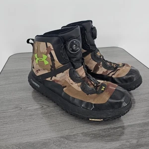Under Armour Charged Boots Gortex Camo Michelin Fat Tire Ridge Reaper 13 *READ* - Picture 1 of 12