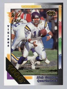 RICH GANNON 1992 COMODÍN 1000 RAYAS #62 **MINNESOTA VIKINGS** SSP - Imagen 1 de 2