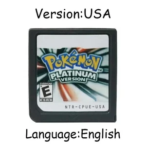 DS Game Pokemon Series Cartridge Video Game Console Platinum USA - Picture 1 of 1