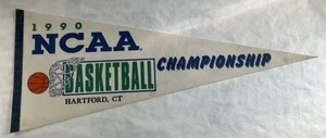 Pennant logo NCAA Hartford Connecticut host to NCAA Basketball Championship 1990 - Foto 1 di 5