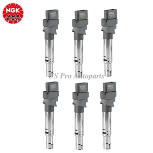 022905100 For VW Passat 2008 Touareg 2004-2008 U5020 6 pcs OEM NGK Ignition Coil - Picture 1 of 6