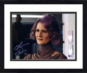 Foto firmada por Frmd Laura Dern Star Wars The Last Jedi de 8" x 10" Vicealmirante Holdo - Imagen 1 de 1