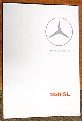 Mercedes Benz Mid 1960's 250SL Pagoda Brochure Catalog w/ Insert - Image 1 of 4