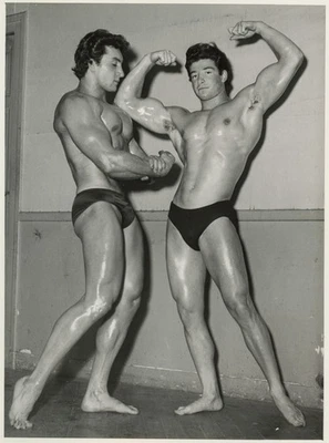 Male Bodybuilder Photo 1955 Arax Gay Interest Charles Kassapian Yan Larvor - Image 1 of 2