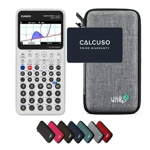 Casio Graph Math+ inkl. WYNGS Schutztasche Hellgrau - Grafikrechner - Basic - Picture 1 of 7