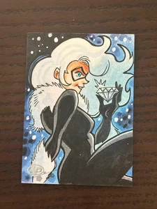 2021 Upper Deck Marvel Premier sketch card Black Cat by Tim Shinn - Picture 1 of 2