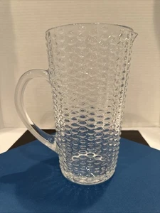 Jarra de vidrio transparente John Michael Edge Cut 50 oz - Imagen 1 de 15