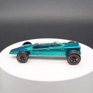 Hot Wheels Redline 1969 Lotus Turbine Aqua Mattel Hong Kong Vintage - Picture 1 of 11