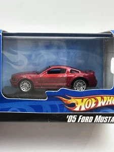 HOT WHEELS ‘05 Ford Mustang GT Red w/Black Stripes 1:87 HO scale (unopened) - Picture 1 of 7