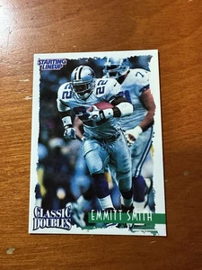 1997 Kenner Starting Lineup Card classic doubles Emmitt smith Oddball - Picture 1 of 2
