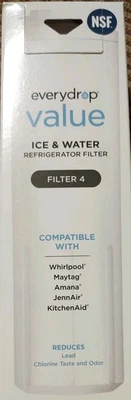 Everydrop® Value Ice Water Refrigerator Filter 4 EVFILTER4 NEW - TWO Filters - Image 1 of 2