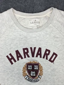 League Harvard Sweatshirt Damen XL grau bestickt - Bild 1 von 7