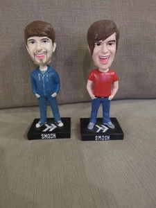 Anthony Padilla Ian Hecox Smosh Bobble Head Set estremamente raro da collezione HTF - Foto 1 di 9